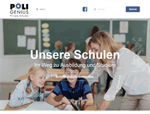 Tablet Screenshot of poligenius.com